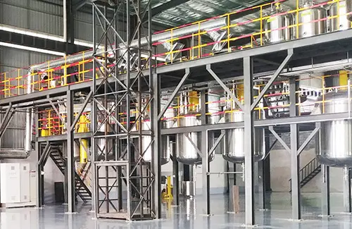 Productielijn voor architecturale verf op waterbasis