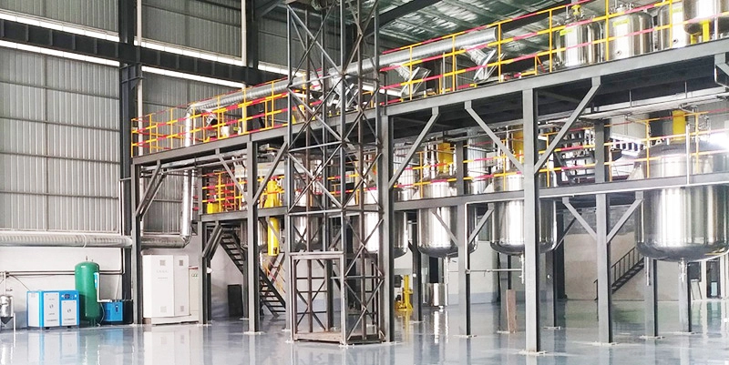 Productielijn voor architecturale verf op waterbasis