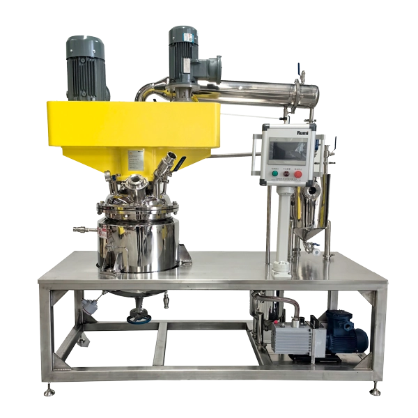 50 liter EX-bestendige vacu&uuml;mmengvatreactor met dubbele as
