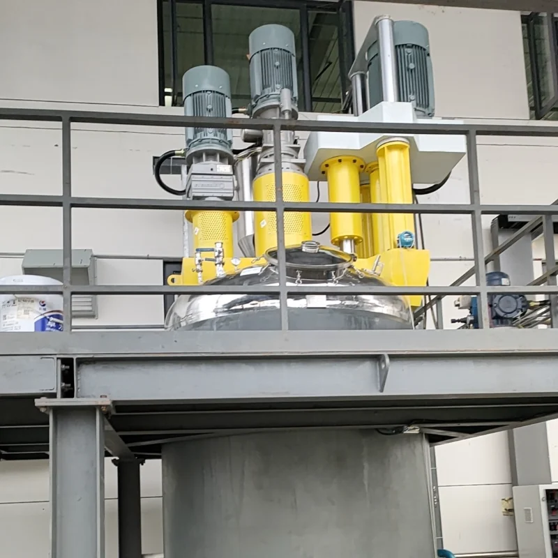 Drievoudige asmengmachine voor materiaalverwerking met hoge viscositeit