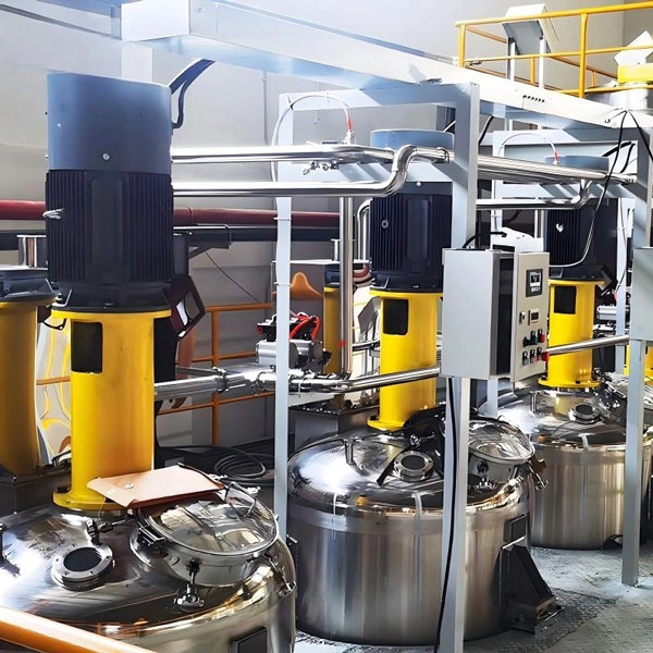 Industri&euml;le verfmixer voor beheersing van dispersie van coatings met hoge afschuiving